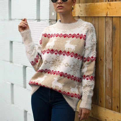 Frida | Jersey noruego de mujer con aire retro