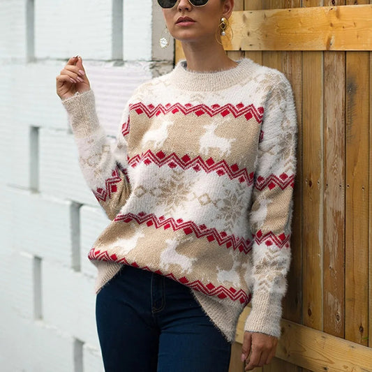 Frida | Jersey noruego de mujer con aire retro