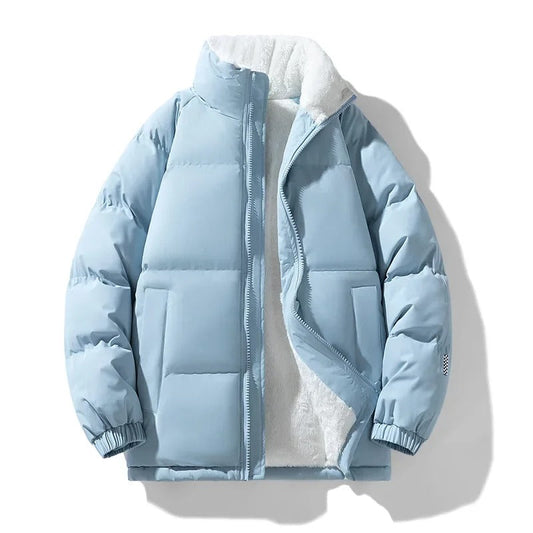 Cálida chaqueta de invierno de forro polar con relleno para mujer | Ideal para otoño/invierno