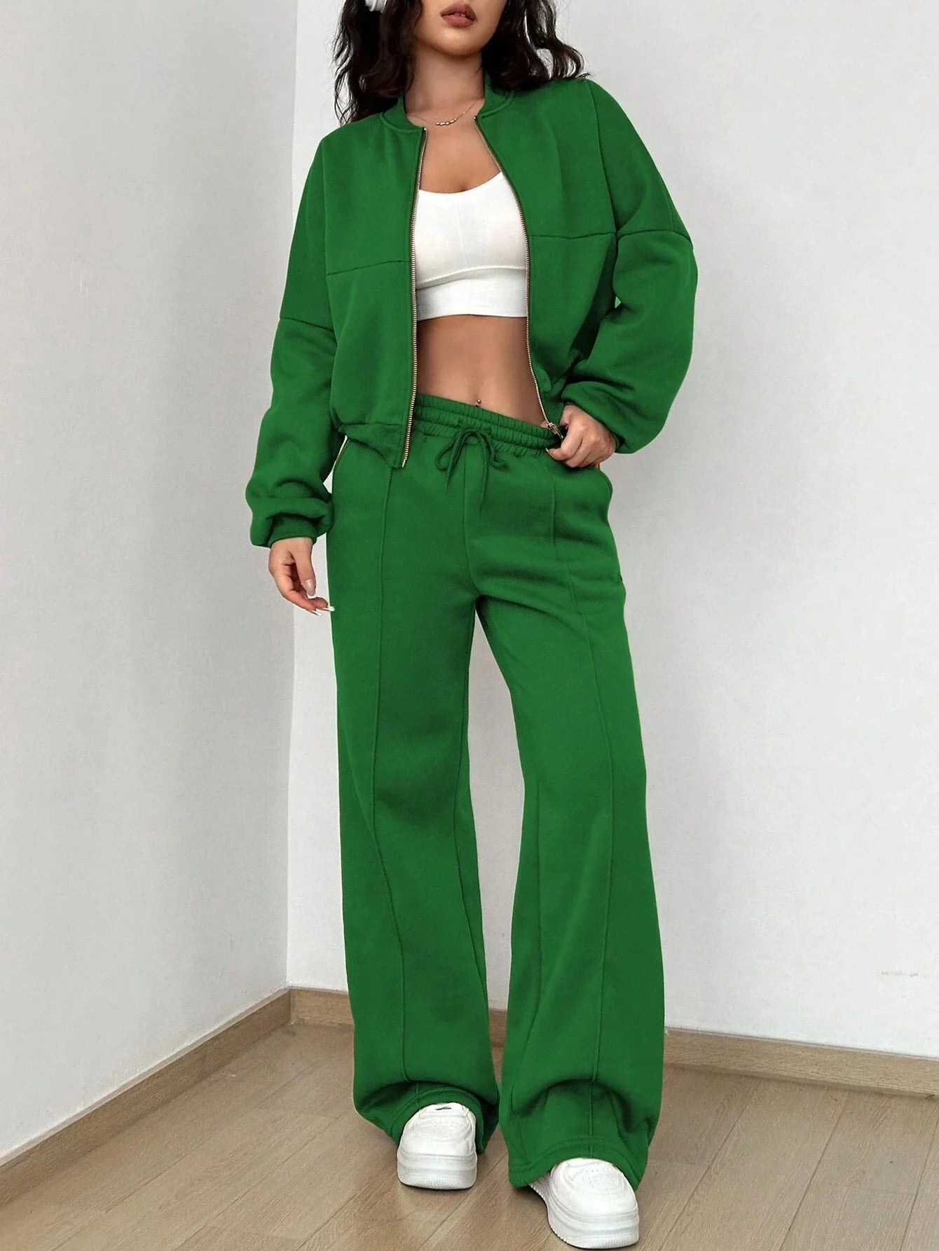 Clare - Conjunto de bomber y pantalón para mujer