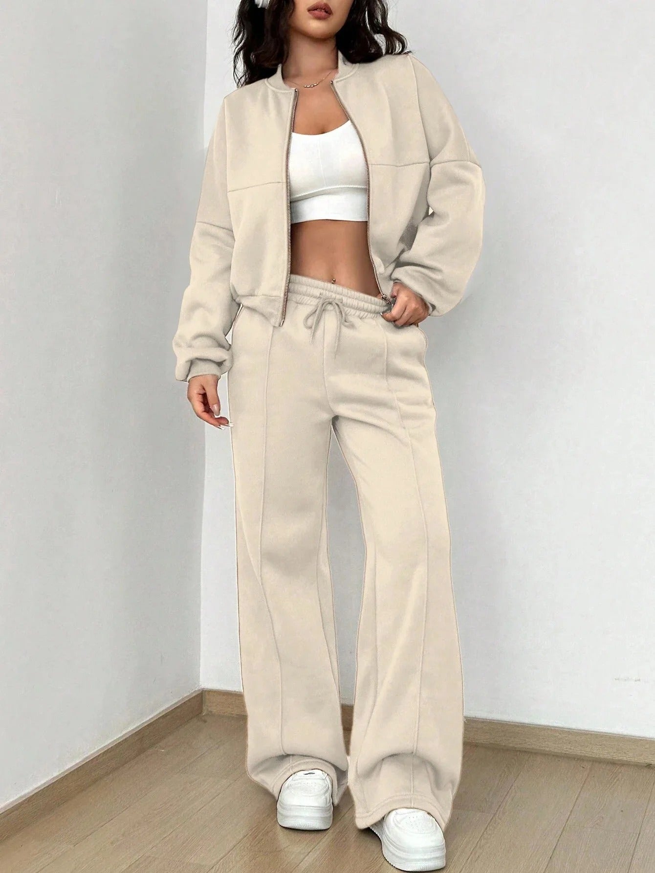 Clare - Conjunto de bomber y pantalón para mujer