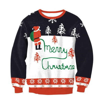 Joris | Cálido jersey de punto con un divertido motivo navideño en 3D para hombre y mujer