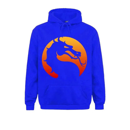 Kurt | Cálida sudadera con capucha y estampado del dragón de Mortal Kombat para hombre y mujer