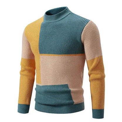 Jersey de hombre en vivos colores otoñales