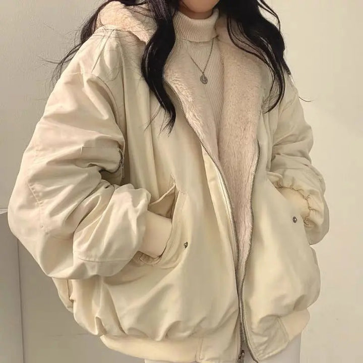 Chaqueta de doble capa para mujer