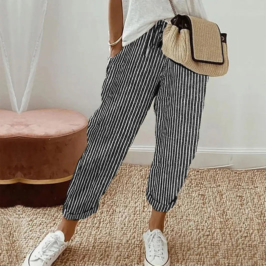 pantalones de cordón