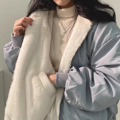 Chaqueta de doble capa para mujer