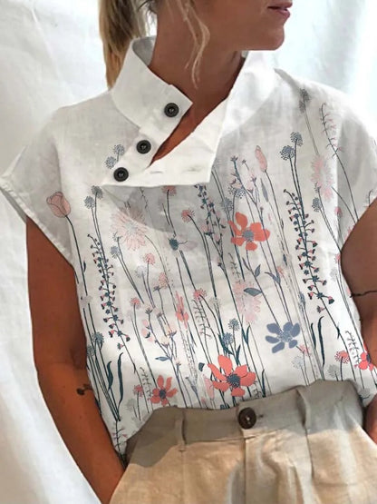 Anna - Top con estampado acogedor