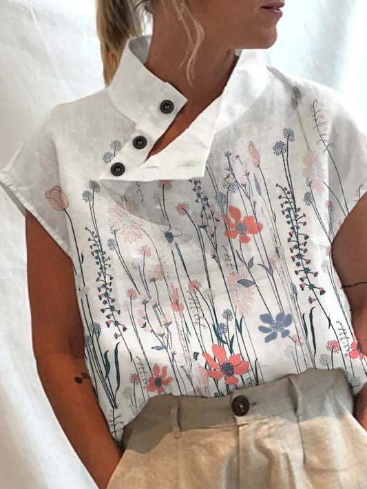 Anna - Top con estampado acogedor