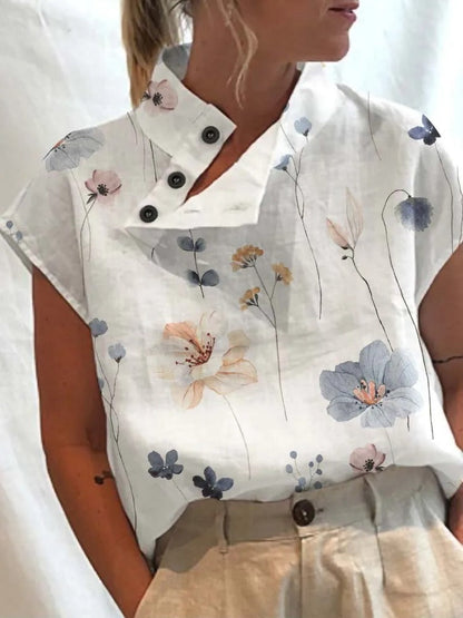 Anna - Top con estampado acogedor
