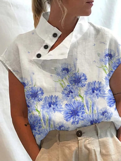 Anna - Top con estampado acogedor