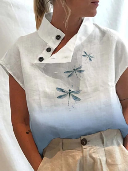 Anna - Top con estampado acogedor