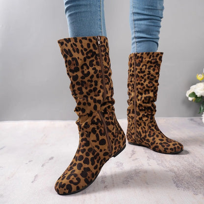 Roswitha Boots | Botas altas con suela plana