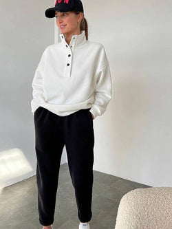 Cómodo jogging oversize para mujer