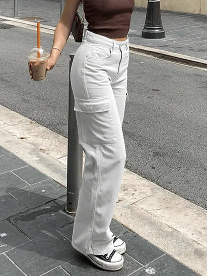Olivia | Pantalones Cargo Cómodos | Uso Diario | Tejido Duradero