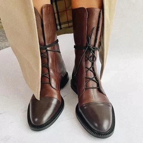 Botas vintage de mujer con cordones | Mova Boots