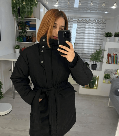 Chaqueta de oficina con cinturón | Zuzanna