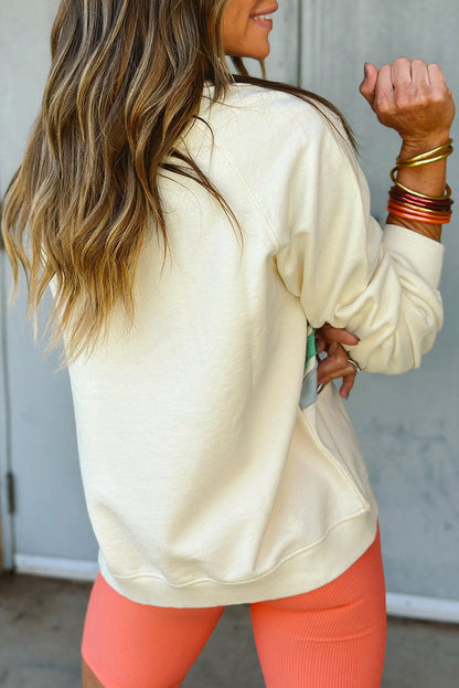 Edwina | Chic Sudadera Rainbow Loose