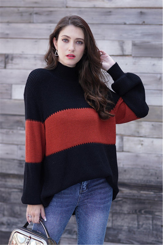 Jersey de rayas anchas para mujer