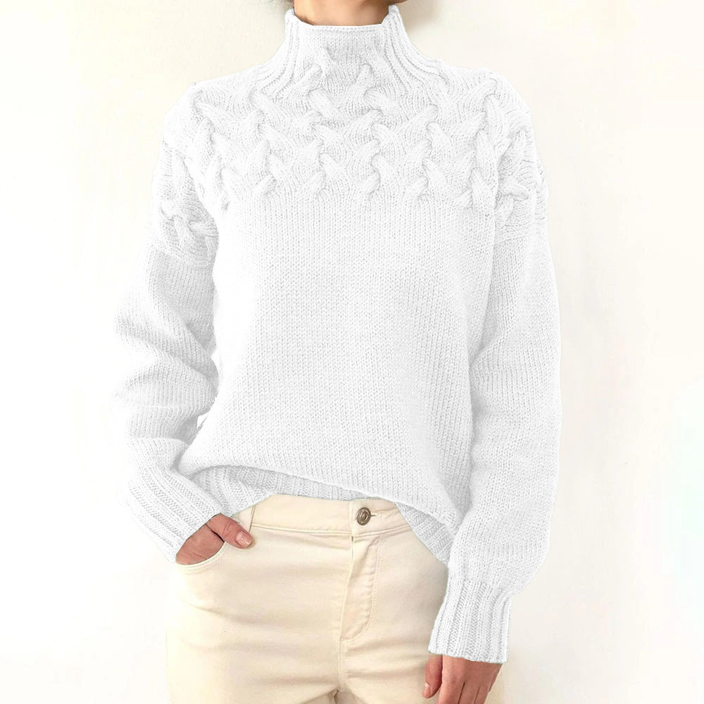 Risa | Jersey de punto de cuello alto