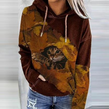 Elegante sudadera con capucha para mujer