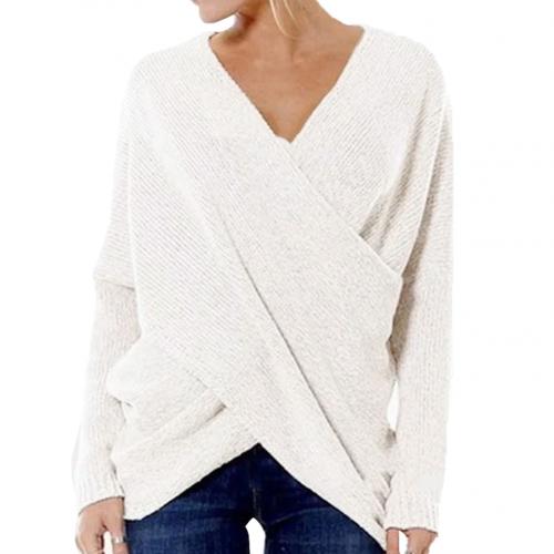 Jersey de mujer con detalle cruzado