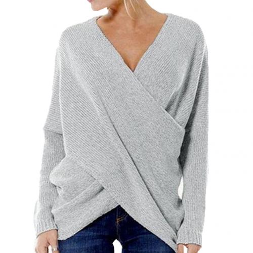 Jersey de mujer con detalle cruzado