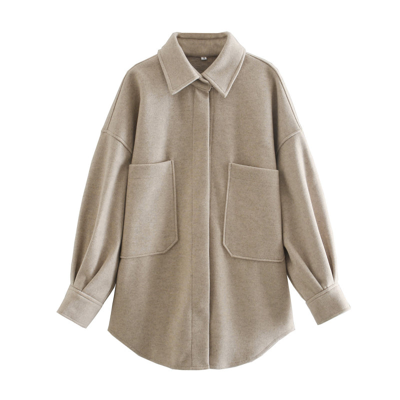 Elegante chaqueta oversize para mujer | Mila