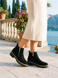 Damskie Botki Ankle Boots Z Zameczkiem