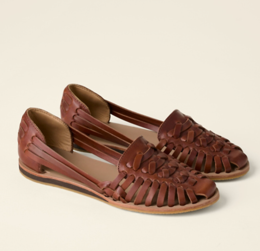 Damskie Plecione Sandały Huarache Płaskie Buty