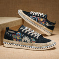 Damskie Tenisówki Espadryle W Wzór Geometryczny
