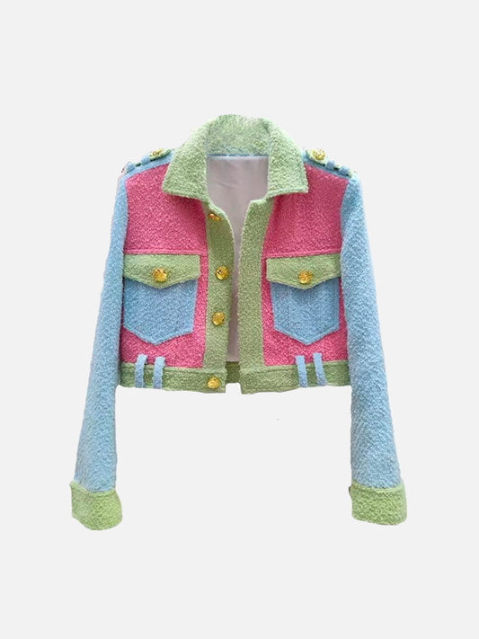 Noor | Chaqueta patchwork de diseño colorido