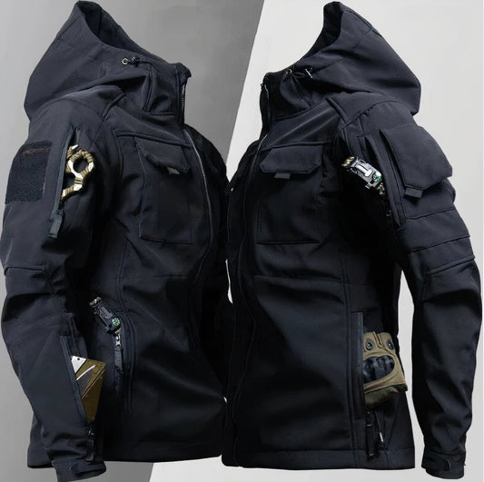 GUNNER | Chaqueta táctica con capucha para hombre